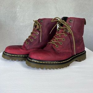 Dr Martens. Size 8.5 women. Rustic red.